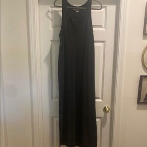 Charcoal Sleeveless Maxi Dress